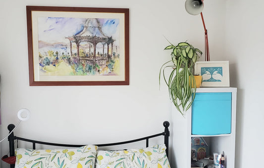 'Sunday Morning Going Down' (watercolour on paper)