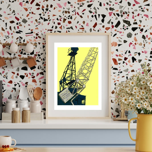 Leith Docks Crane (Print)