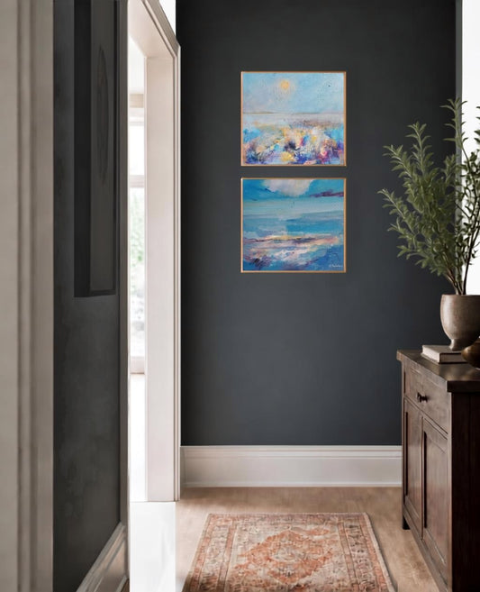Two original paintings of the Firth of Forth · Elspeth J Mackenzie