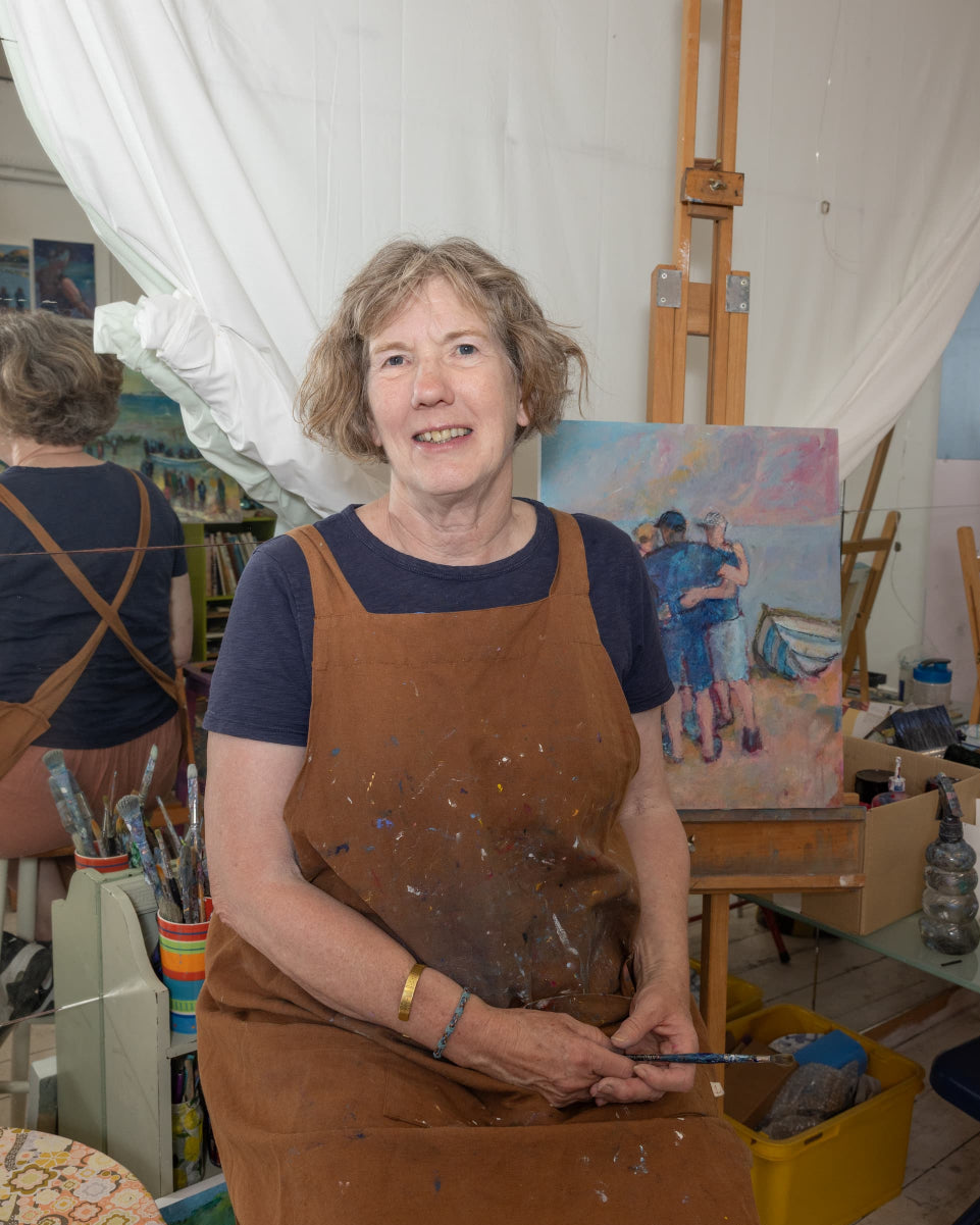 Artist in studio