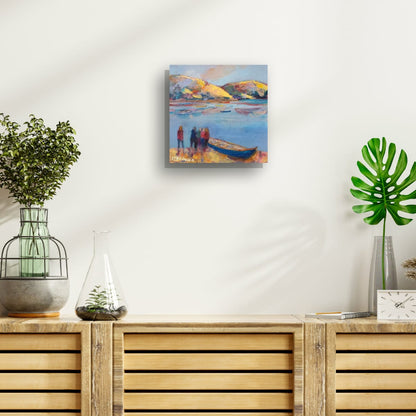 Rowers on the Shore | St Ayles Skiff Race | West Coast Scotland